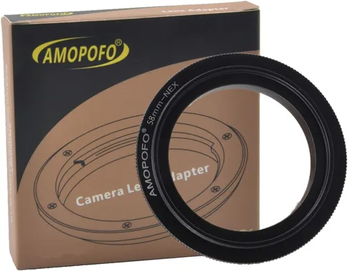 Miniatura 18 de Anillo adaptador de montaje inverso macro rosca de filtro de 1.929 in, y para cámaras DSLR Nikon D7500 D7100 D7000 D5600 D5200, D5500, D750, D810