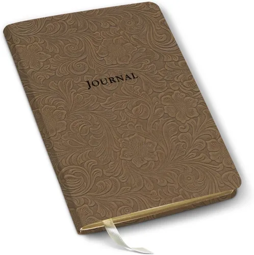 Miniatura 64 de Diario de cuero Gallery Leather - Elaborado en Maine, EE. UU. - Elegante cuaderno de escritura de cuero con 192 páginas rayadas - Un espacio