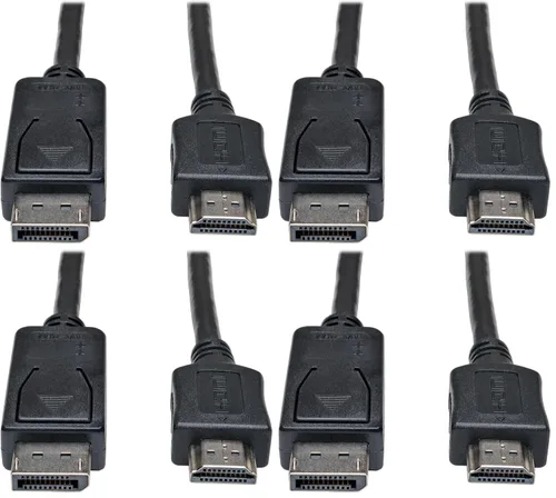 Miniatura 15 de Tripp Lite Adaptador de cable DisplayPort a HDMI, DP a HDMI (M/M), DP a HDMI, 1080p, 15 pies (P582-015)