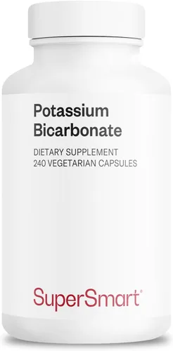 Miniatura 9 de Supersmart - Bicarbonato de potasio 5400 mg por día (dosis alta) - Mineral electrolito - Balance ácido-base pH - Salud cardíaca, muscular y nerviosa