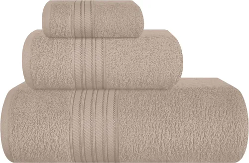 Miniatura 51 de BOUTIQUO Juego de 2 toallas de baño 100% algodón de 28 x 55 pulgadas, toallas de baño grandes ecológicas, compactas, de secado rápido, ligeras, Rosa