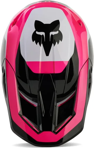 Miniatura 4 de Fox Racing Casco Unisex V1 para Motocross y Bicicleta de Tierra, Negro/Rosa, Extra Grande
