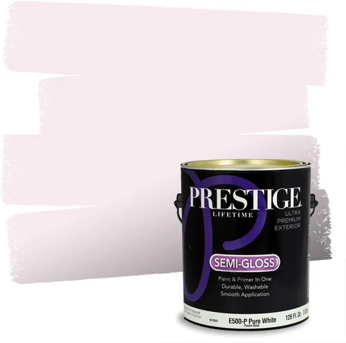 Miniatura 13 de Prestige Paints - Pintura exterior e imprimación en uno, 1 galón, plano, E500-P-A011GP