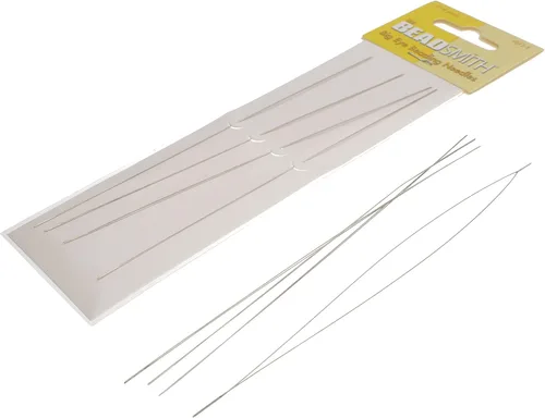 Miniatura 8 de The Beadsmith Agujas de cuentas de ojo grande, 2.125 pulgadas, 4 por tarjeta, puntos afilados, uso para costura general, tejido y bordado, muy fácil