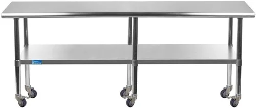 Miniatura 34 de Mesa de trabajo de acero inoxidable AmGood