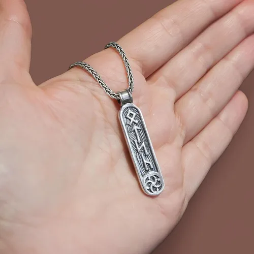 Miniatura 13 de Viking Rune Formula Pendant Necklace for Men Women - 925 Sterling Silver - Norse Nordic Celtic Jewelry - Runes Protection Amulet - Matching