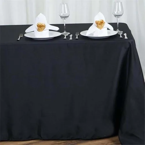 Miniatura 22 de Efavormart - 5 manteles rectangulares de poliéster blanco de 60 x 102 pulgadas, para banquetes, bodas, fiestas, restaurantes