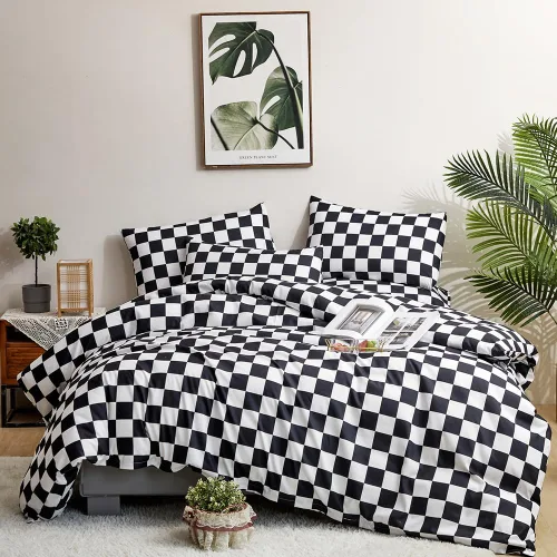 Miniatura 70 de CLOTHKNOW - Juego de edredón verde militar tamaño completo de 3 piezas, juego de ropa de cama verde oscuro, edredón suave con 2 fundas de almohada