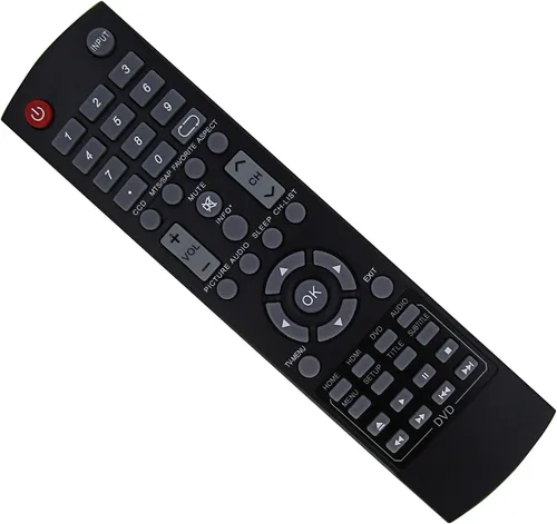 HCDZ Mando a Distancia de Repuesto para Insignia TV-5620-77-RB NS-LTDVD19 NS-LTDVD26 NS-LTDVD32 NS-LTDVD19-09 NS-LTDVD26-09 NS-LTDVD32-09 NS-13CTV
