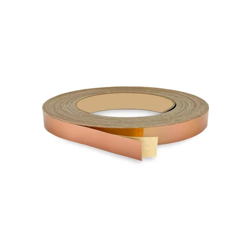 Miniatura 13 de Bandas de borde plateado cepillado de 1 pulgada x 25 pies – Adhesivo fuerte para despegar y pegar, fácil aplicación – Cinta de borde flexible