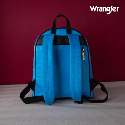 Miniatura 5 de Montana West Mochila Wrangler para mujer, mochila acolchada para uso casual, Azulclaro
