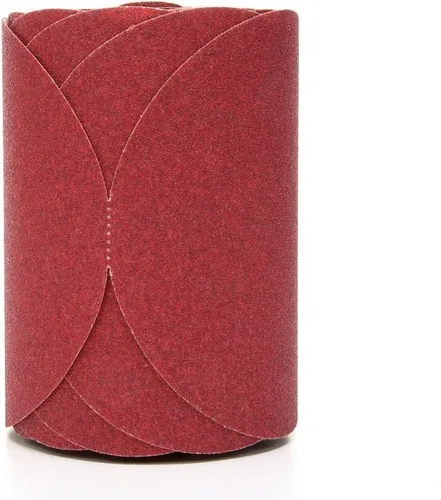Miniatura 8 de 3M Stikit 01109 - Discos de lijado abrasivos rojos, sin agujero, 6 pulgadas, grado 320+, paquete de 100 discos, para lijado automotriz, lijado