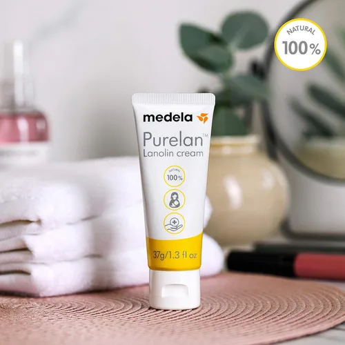 Miniatura 3 de Medela Kit de rescate de pezones Almohadillas de hidrogel calmantes y crema para pezones para lactancia, incluye 4 almohadillas de gel