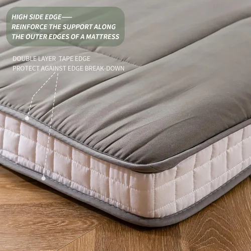 Miniatura 6 de MAXYOYO - Colchón tipo futón japonés, acolchado, para cama, extra grueso, plegable, transpirable, tumbona para el suelo, cama de invitados