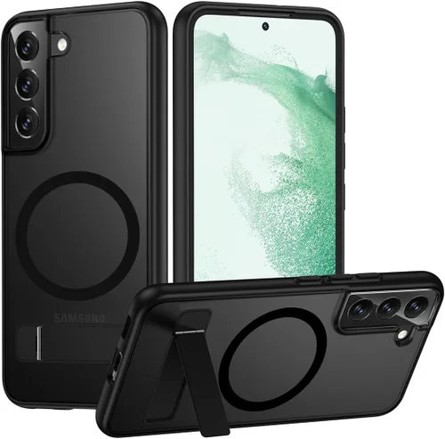 Miniatura 8 de TIANNIUKE Funda magnética para Samsung Galaxy S22, transparente y resistente al amarillo, compatible con MagSafe, ajuste delgado, a prueba