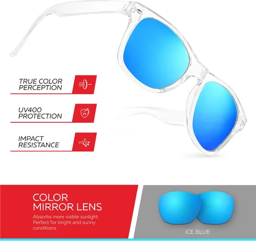Miniatura 179 de Retro Rewind Lentes de sol para niños y niñas de 3 a 12 años, inastillables, UV400, lentes de sol para niños pequeños