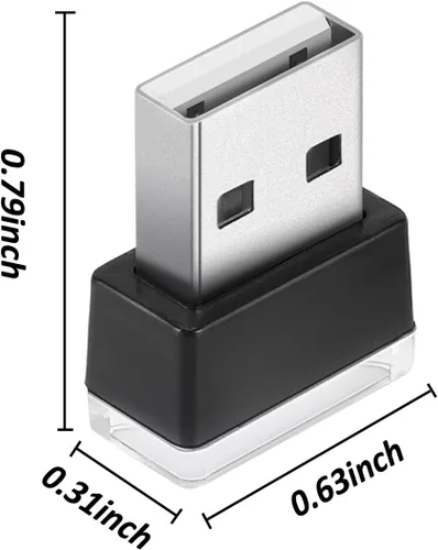 Miniatura 4 de Minilámparas ambientales universales, 2 unidades, de LED por USB, miniaccesorios para automóvil