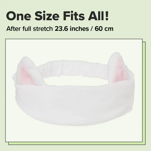 Miniatura 6 de I DEW CARE Diadema para Lavado Facial - Oso Marrón Diadema de Animal para Lavado de Cara y Cuidado de la Piel, Día de Spa, Suave y Esponjosa