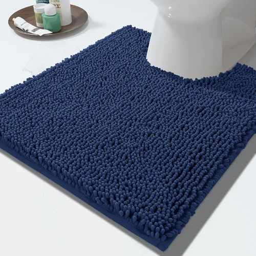 Miniatura 97 de Yimobra Alfombras lavables para baño, alfombra de baño de chenilla súper suave y absorbente para piso y alfombra, alfombra antideslizante de secado