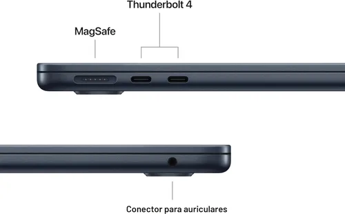 Miniatura 6 de Apple Laptop MacBook Air 2025 de 13 pulgadas con chip M4: Diseñada para Apple Intelligence, pantalla Liquid Retina de 13.6 pulgadas, memoria