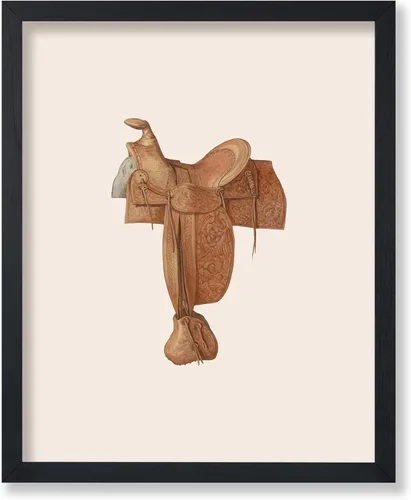 Miniatura 7 de Poster Master Póster vintage de cuero para silla de montar, estampado retro de vaquero, arte de silla de montar, diseño occidental, impresión