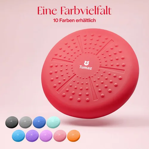 Miniatura 6 de Cojín Tambaleante Tumaz - Asiento Móvil para Mejorar la Postura al Sentarse y Mantenerse Concentrado para Niños con Necesidades Sensoriales, Disco