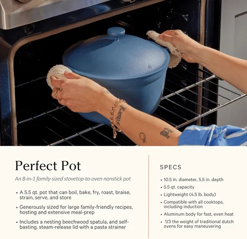 Miniatura 5 de Our Place Juego de utensilios de cocina – Kit de 13 piezas que incluye la sartén siempre, olla perfecta y espátulas Multifuncional, antiadherente