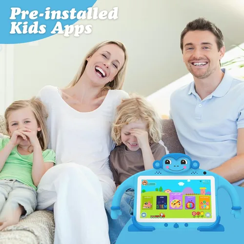 Miniatura 2 de Tablet para Niños de 7 Pulgadas para Niños de 3 a 7 Años, 32GB ROM, Tabletas para Niños Pequeños con YouTube, WiFi, Estuche, Tabletas Android
