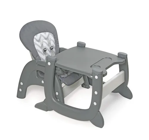 Miniatura 6 de Badger Basket Envee II - Silla alta convertible para bebé con asiento de alimentación infantil, asiento elevador y escritorio para niños pequeños