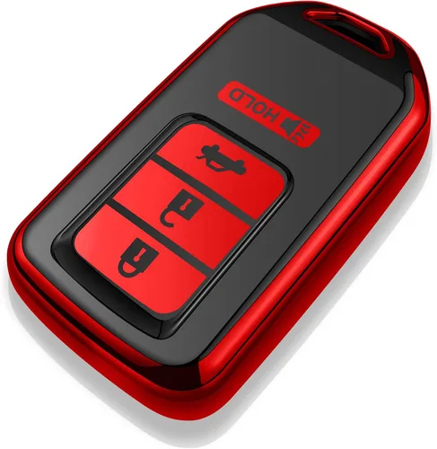 Miniatura 14 de Tukellen Funda para llavero Honda, TPU suave de alta calidad, protección completa, funda para llavero Accord Civic CRV Pilot Ridgeline Odyssey Azul