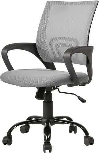 Miniatura 18 de PayLessHere Silla de Oficina para Computadora Ergonómica Económica Silla de Escritorio Ajustable Cómoda de Respaldo Medio para Tareas con Ruedas