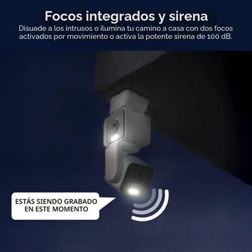 Miniatura 6 de WYZE Duo Cam Pan IP65 2K 360° Pan/Tilt Cámara de seguridad inteligente para el hogar con visión nocturna a color, compatible con Alexa y Google