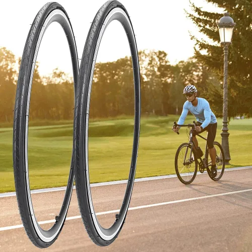 Miniatura 7 de Neumáticos de bicicleta de carretera 700x23C 700x25C 700x35C con 2 tubos internos, válvulas Presta, 2 palancas y 8 piezas de parches sin pegamento