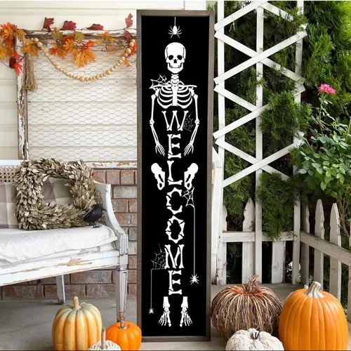 Miniatura 3 de Plantillas de Halloween para pintar en madera, plantilla grande de Halloween, esqueleto, Boo, Hocus Pocus, plantillas para letrero de porche