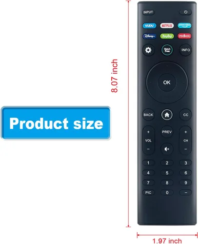 Miniatura 2 de XRT140R - Control remoto de repuesto compatible con VIZIO SmartCast TV M50Q7-H1 M55Q7-H1 M55Q8-H1 P85QX-H1 M65Q7-H1 M65Q8-H1 M506X-H9 M506XH9