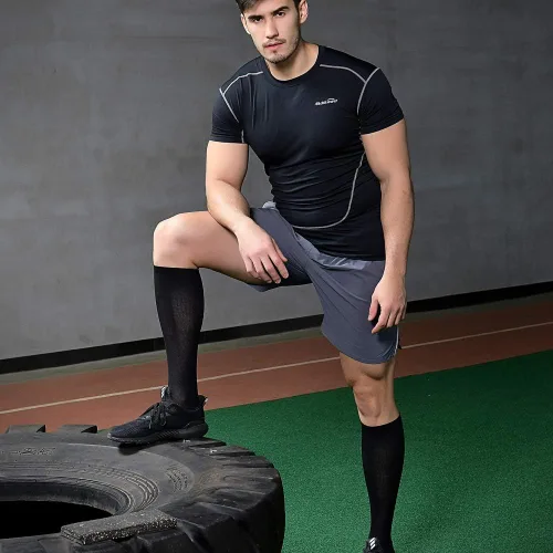 Miniatura 5 de NOVAYARD Calcetines de compresión para hombres y mujeres graduados 15-20 mmHg (4 pares)