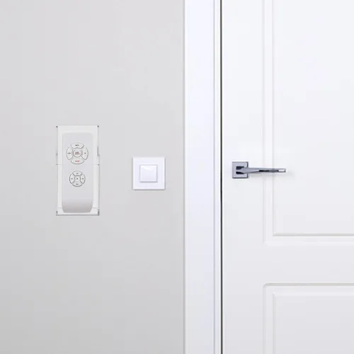 Miniatura 4 de HBlife Organizador de soporte remoto acrílico, soporte de control remoto de TV transparente, soporte de pared para mesita de noche, organizador