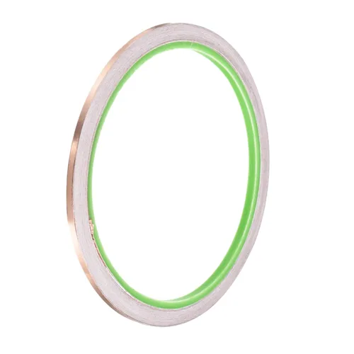 Miniatura 22 de PATIKIL Cinta de lámina de cobre de 1.97 pulgadas x 33 pies, 0.002 in de grosor, adhesivo conductor de doble cara, blindaje EMI para electrónica