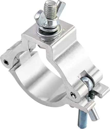 Miniatura 3 de QWORK Abrazadera de luz de escenario, paquete de 20 abrazaderas de iluminación de aleación de aluminio de alta resistencia de 2 pulgadas, capacidad