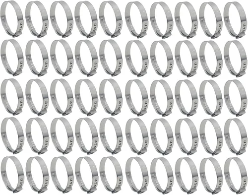 Miniatura 9 de OCS Parts Oetiker - Abrazaderas de oreja serie 167, acero inoxidable 304, tamaño de 1.500 in, paquete de 10, tamaño de la banda 0.276 x 0.024 in