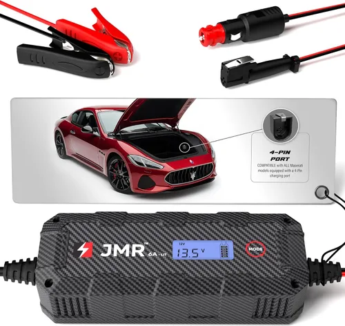 Miniatura 11 de Cargador de batería JMR para Maserati MC20 GranTurismo Levante Quattroporte Grecale Ghibli GranCabrio todos los modelos, cargador de goteo