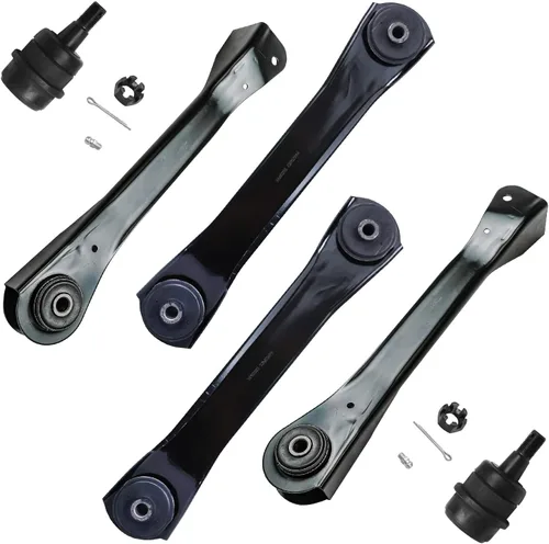 Miniatura 303 de Detroit Axle - Kit de extremo delantero para Chrysler 300 Dodge Charge Challenger 2011-2023, 2 brazos de control inferiores traseros 2 rótulas