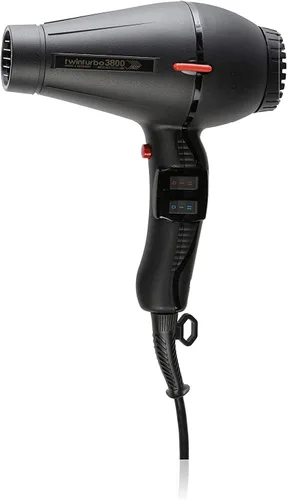 Turbo Power TwinTurbo 3800 - Accesorio de soplado en caliente negro y tecnología iónica, respetuoso con el medio ambiente y M Hair Designs Hot Blow