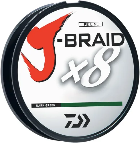 Miniatura 5 de Línea Trenzada Redonda Tejida de 8 Hilos Daiwa J-Braid 300M
