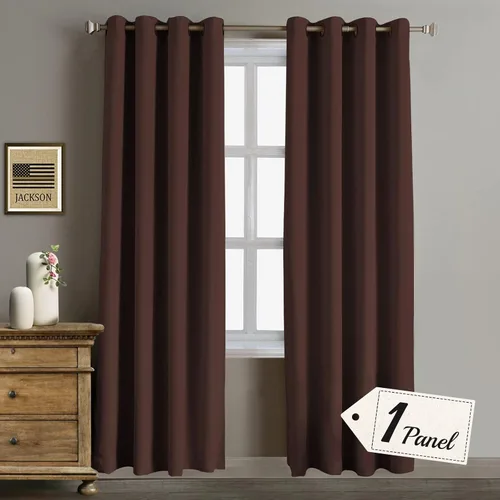 Miniatura 17 de Rose Home Fashion Cortinas opacas para puerta corrediza, oscurecimiento de la habitación, cortinas con aislamiento térmico para sala de estar