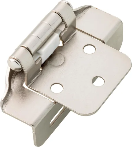 Miniatura 2 de Franklin Brass (Paquete de 10) Bisagras de Gabinete de Cierre Automático 1/2" Superposición Semi-Envolvente para Puertas de Gabinete