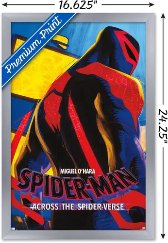 Miniatura 3 de Marvel Spider-Man: Across The Spider-Verse - Póster de pared de una hoja de Miguel O'Hara, 22.4 pulgadas de largo x 14.7 pulgadas de ancho, versión