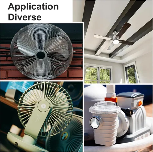 Miniatura 5 de uxcell Condensador de ventilador de techo CBB61 25uF 450V AC 2 alambres condensadores de película de polipropileno metalizado 2.283x1.220x2.244 in