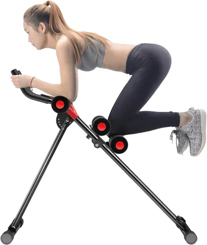 Rodillo abdominal, equipo de entrenamiento abdominal para entrenamiento de fuerza abdominal y central, ruedas de ejercicio para gimnasio en casa,