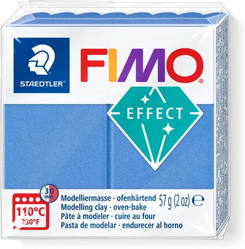 Miniatura 3 de FIMO - Arcilla para modelar horno de polímero suave, bloques de 2.01 oz, 6 unidades, colores metálicos